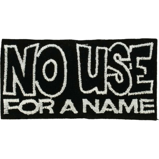 No Use For A Name Embroidered Patch Front