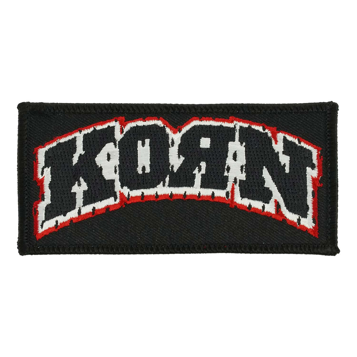 Korn Embroidered Patch Front