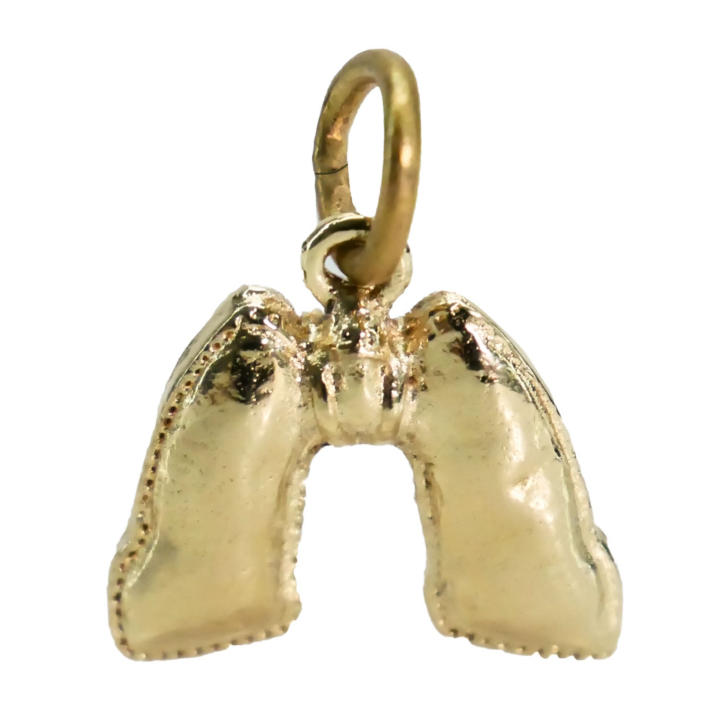 Die Cut Gold Lungs Charm (Chain Not Included) Necklace
