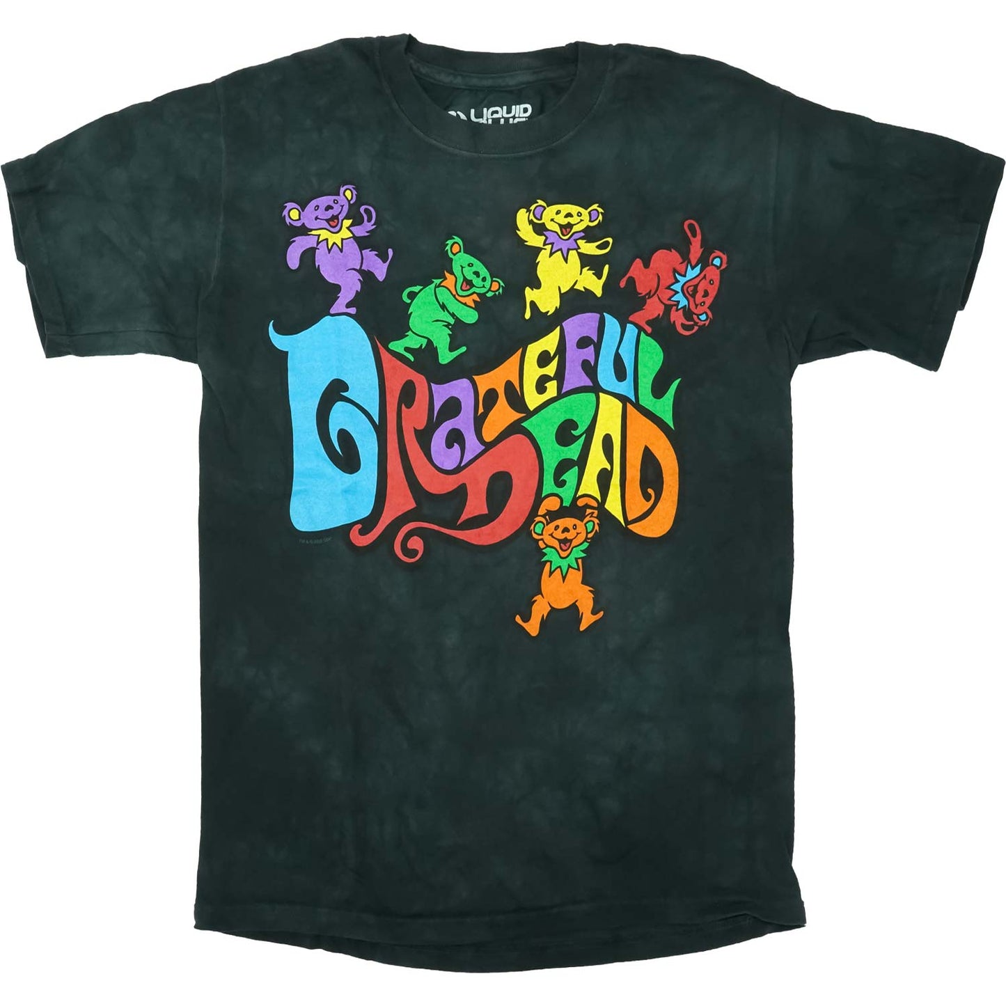 Grateful Dead Flipside Bears Tie Dye T-shirt Front