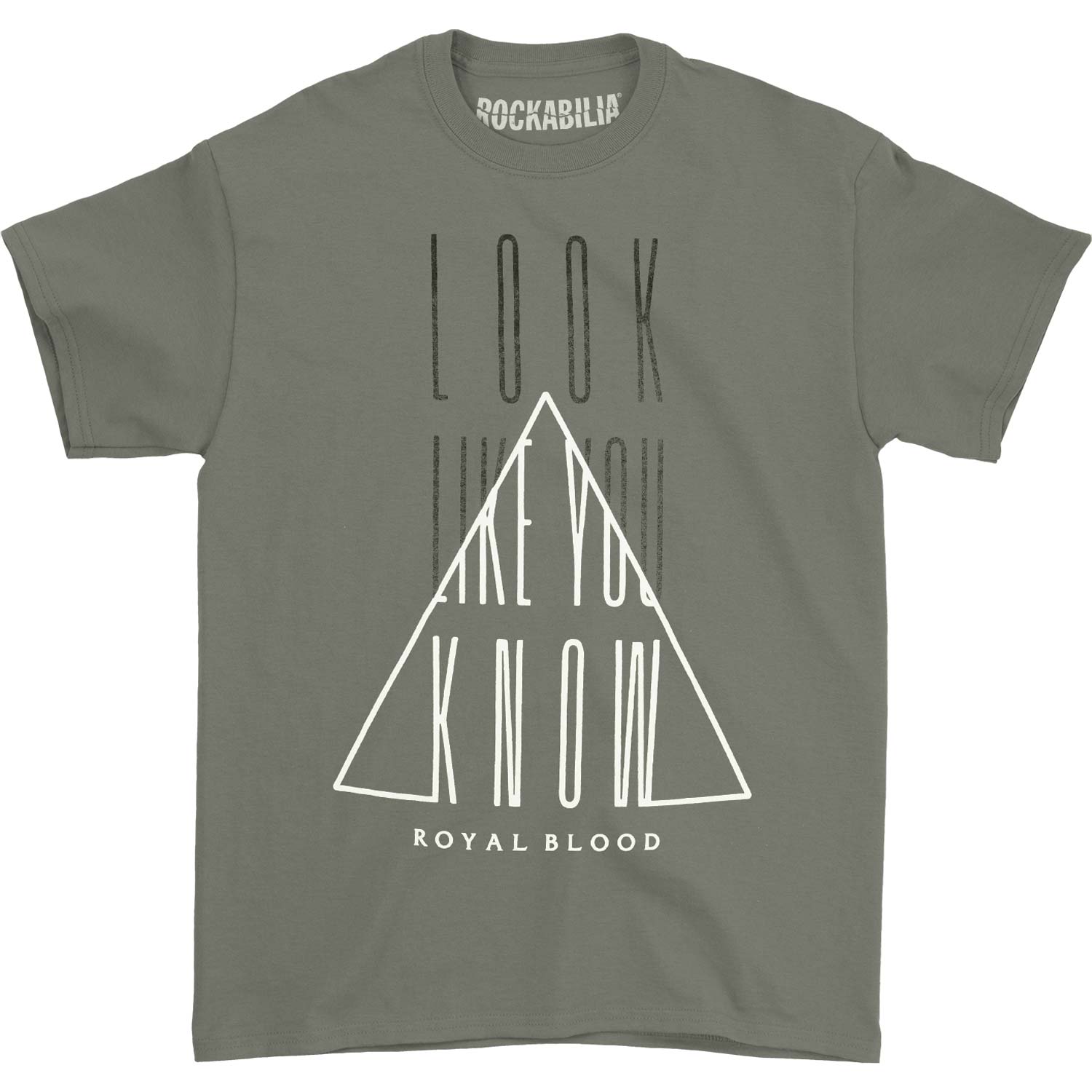 Royal Blood Looks Like I Know You (Grey) T-shirt Front