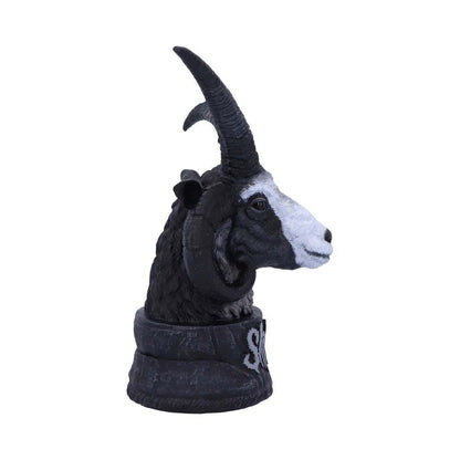 Slipknot Flaming Goat Bust Figurine 23cm Sculpture Back