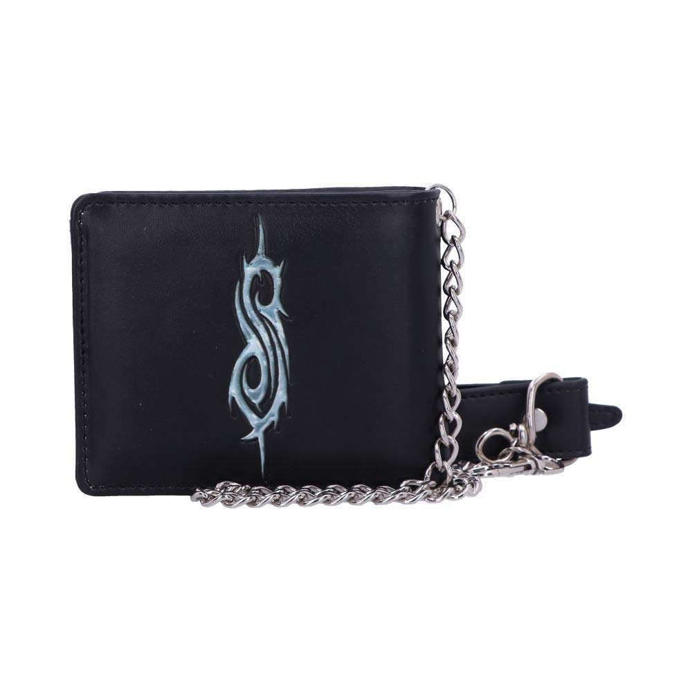 Slipknot Flaming Goat Logo Wallet With Chain Tri-Fold Wallet Back