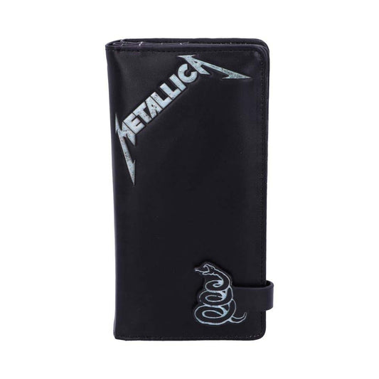 Metallica Black Album Embossed Wallet Purse Girls Handbag Front