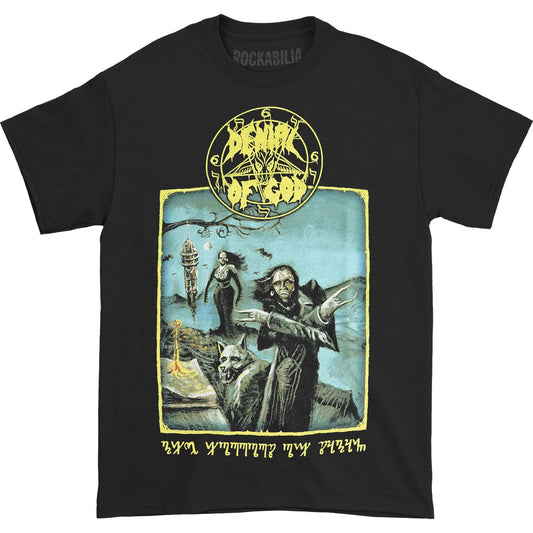 Denial Of God The Horrors Of Satan T-shirt Front