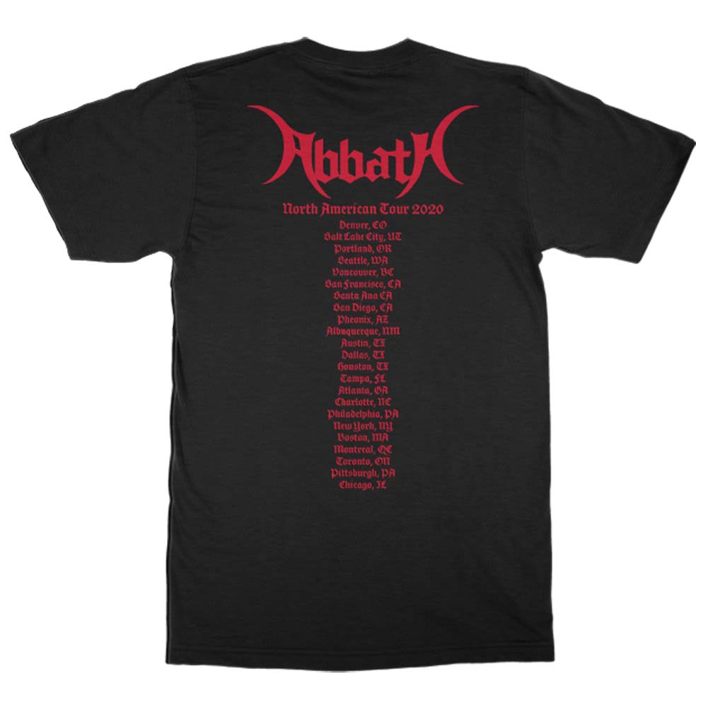 Abbath Outstrider Frame Tour T-Shirt (Black) T-shirt Back