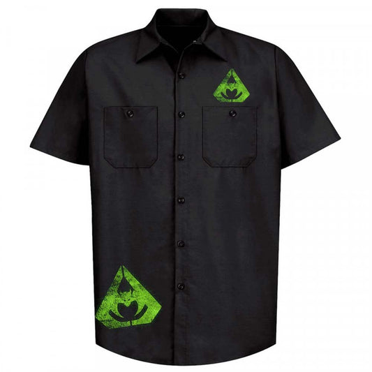 Overkill Tri-Bat Wings Of War Work Shirt Work Shirt Front