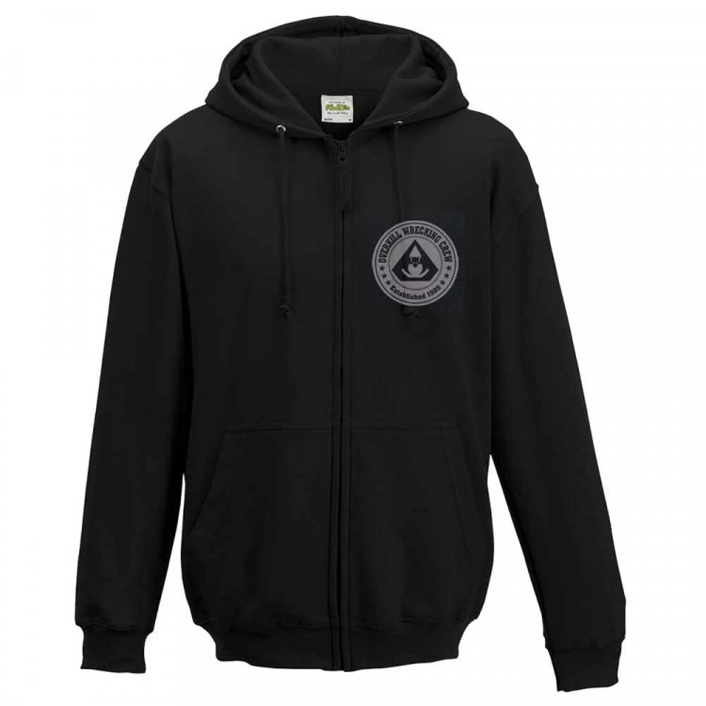Overkill Wrecking Crew Wings Of War 2020 Zip Hoodie Zippered Hooded Sweatshirt Front