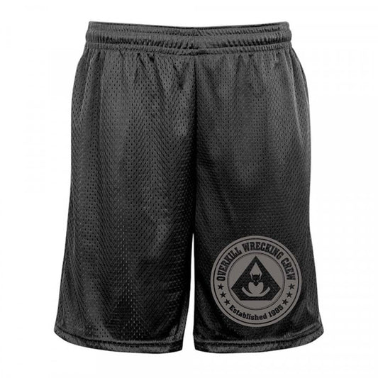 Overkill Wrecking Crew Mesh Shorts Gym Shorts Front