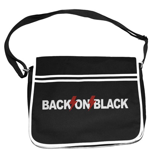 Back On Black Logo Messenger Bag Front