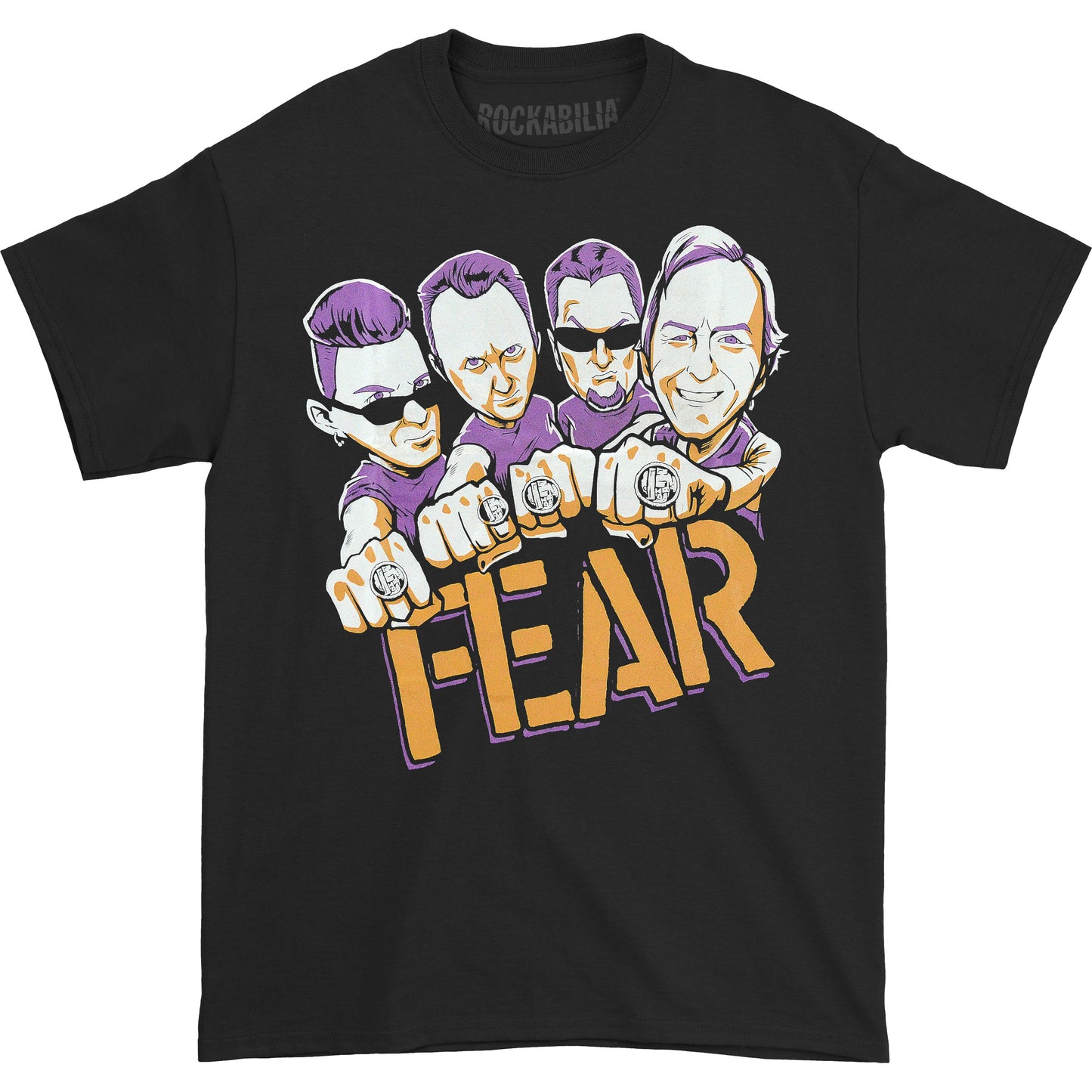 Fear 2019 Lineup Slim Fit T-shirt Front