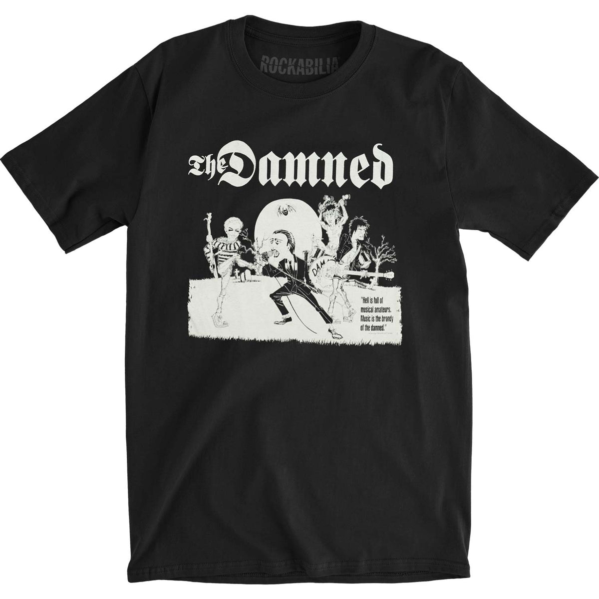 Damned Cartoon Slim Fit T-shirt Front