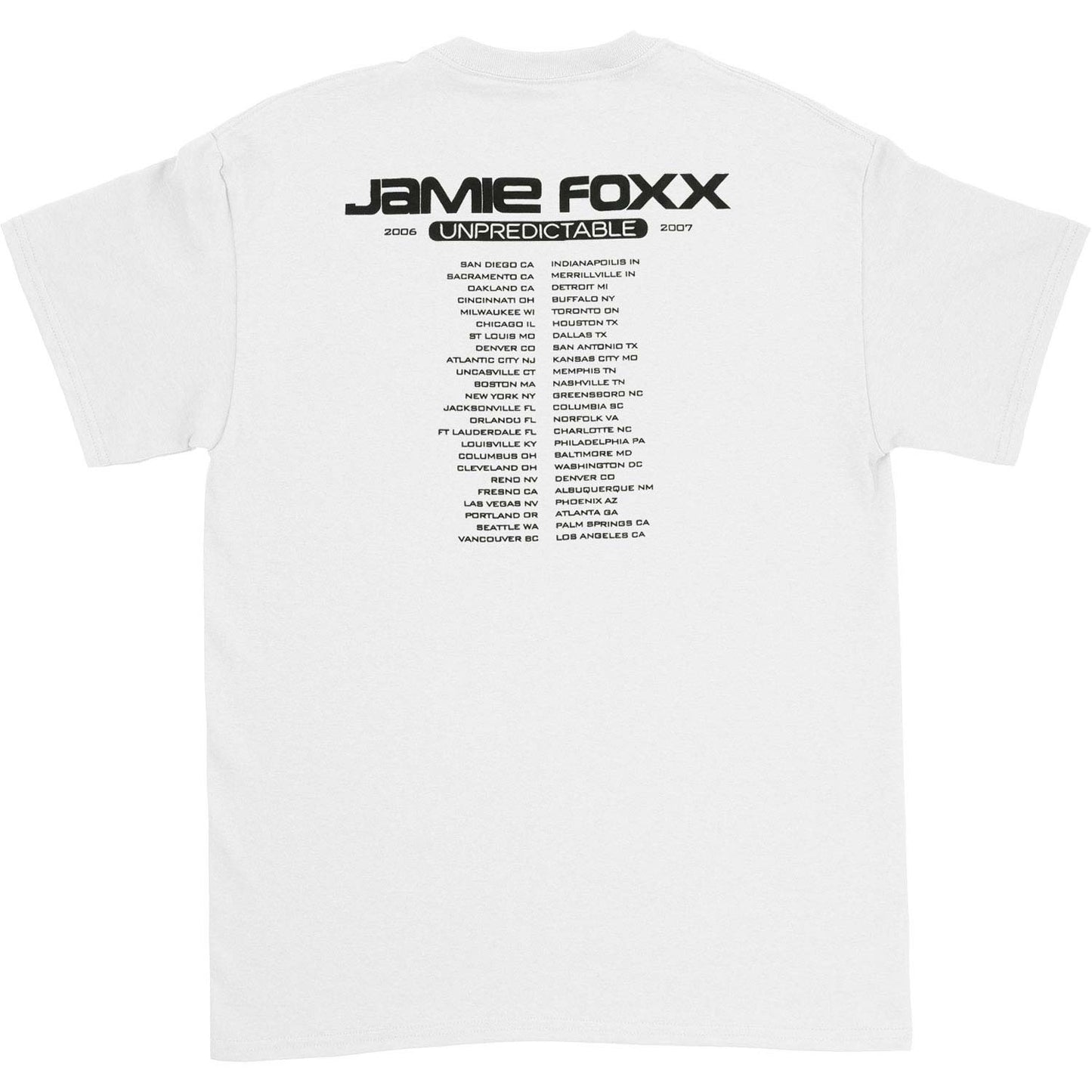 Jamie Foxx T-shirt Back