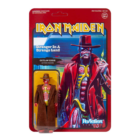 Iron Maiden Super7 Stranger In A Strange Land Outlaw Eddie 3.75" ReAction Figure Action Figure Front