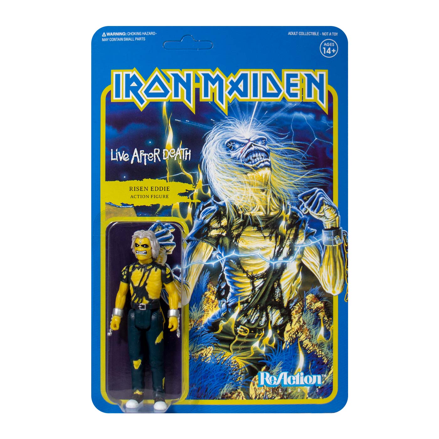 Iron Maiden Super7 Live After Death (Album Art) Risen Eddie 3.75" ReAction Figure Action Figure Front