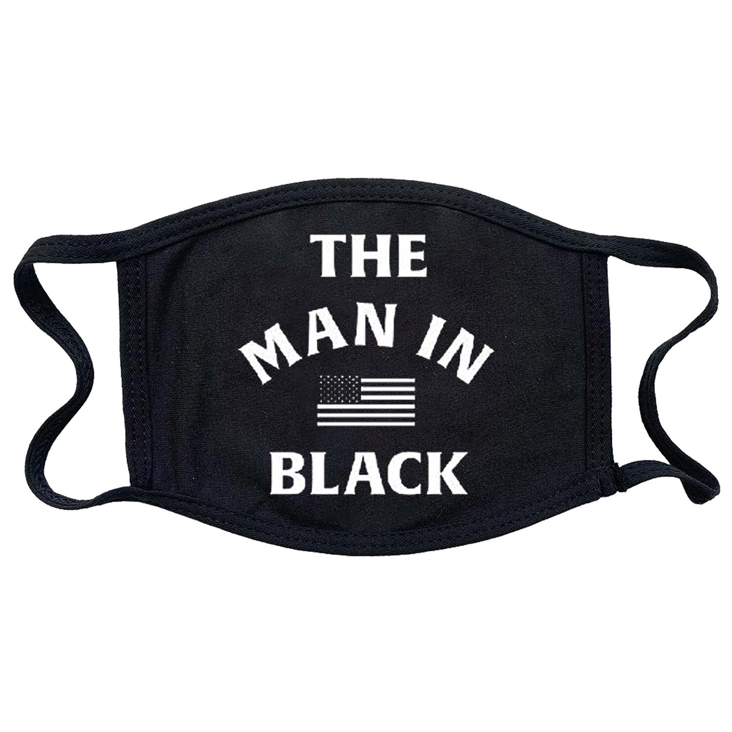 Johnny Cash Man In Black Face Mask Front