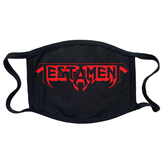 Testament Logo (Rockabilia Exclusive) Face Mask Front