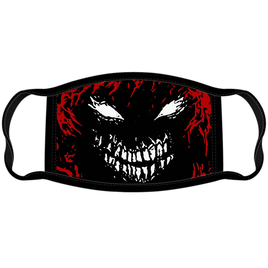 Disturbed Scary Face Face Mask Front