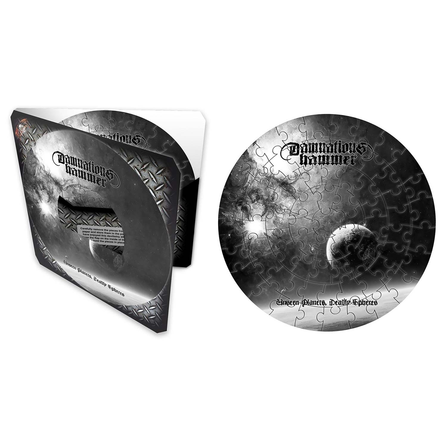 Damnation's Hammer Unseen Planets Puzzle Front