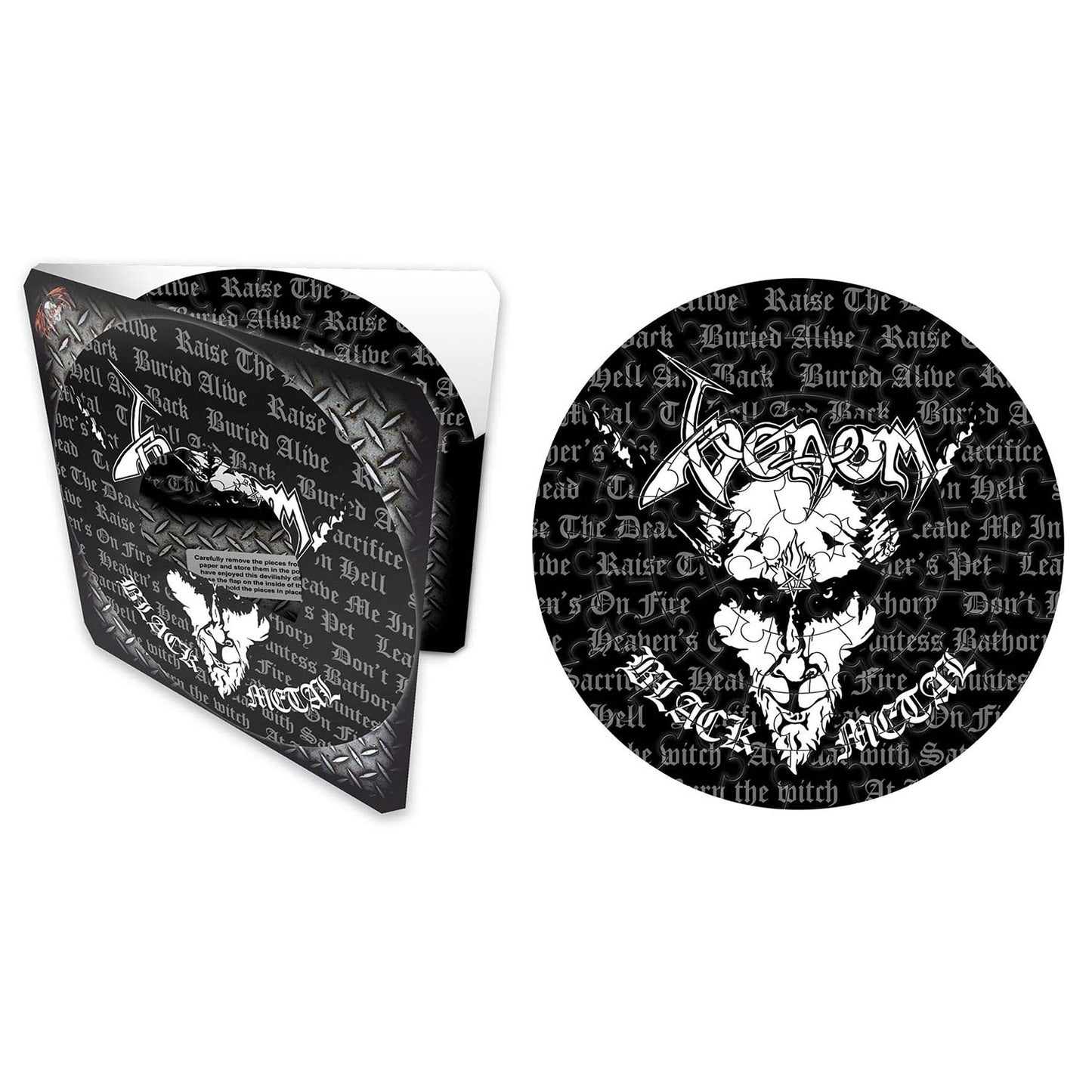 Venom Black Metal Puzzle Front