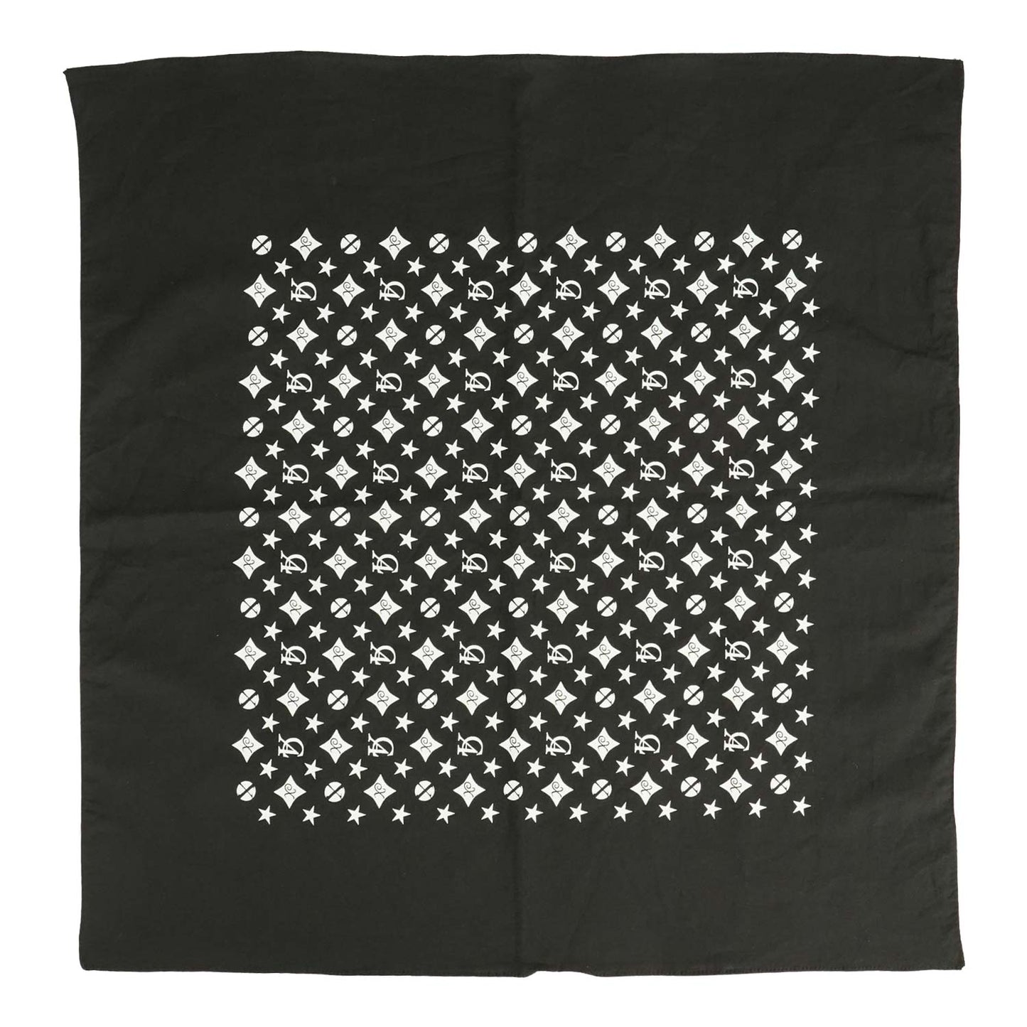 Christina Aguilera White Logo Bandana Front