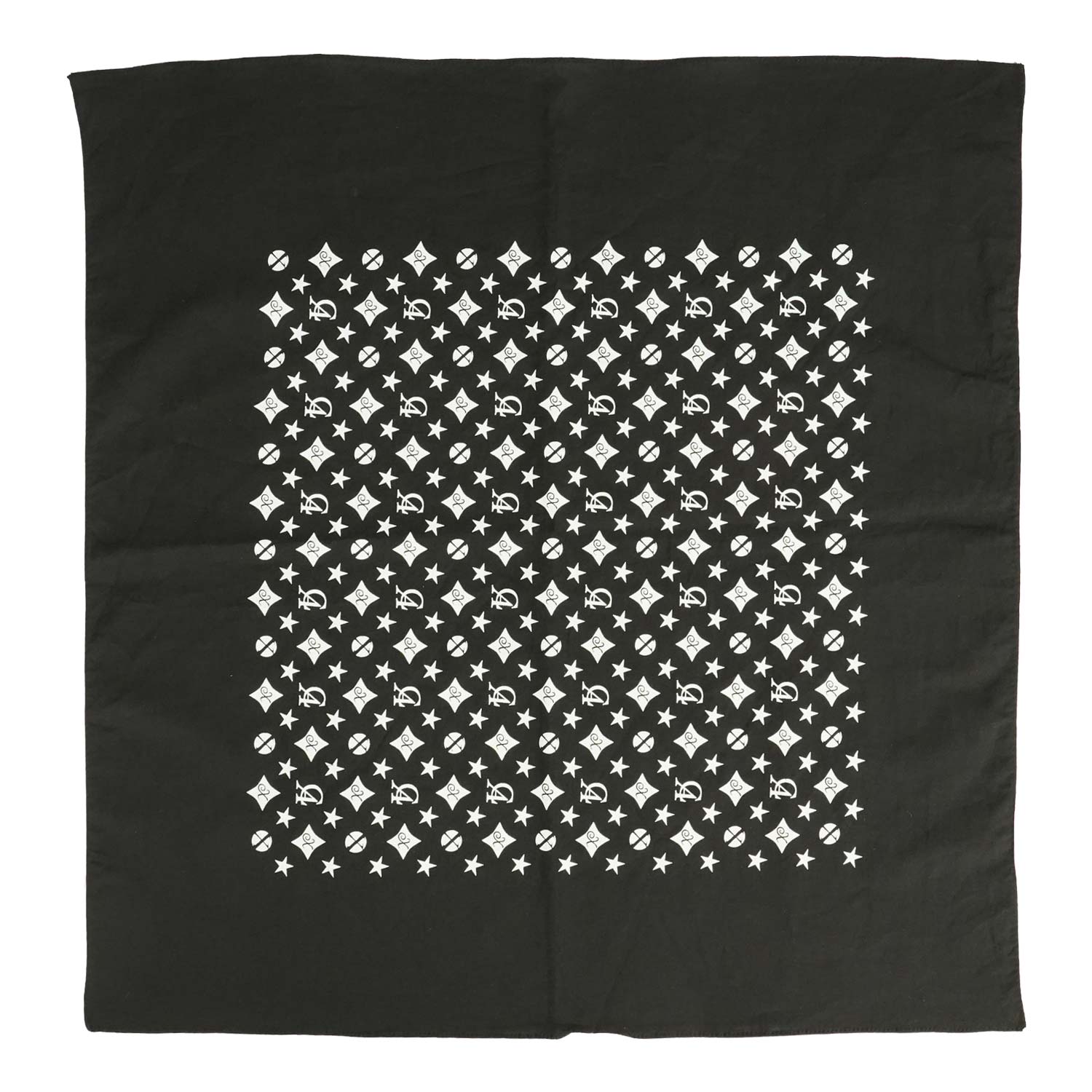 Christina Aguilera White Logo Bandana Front