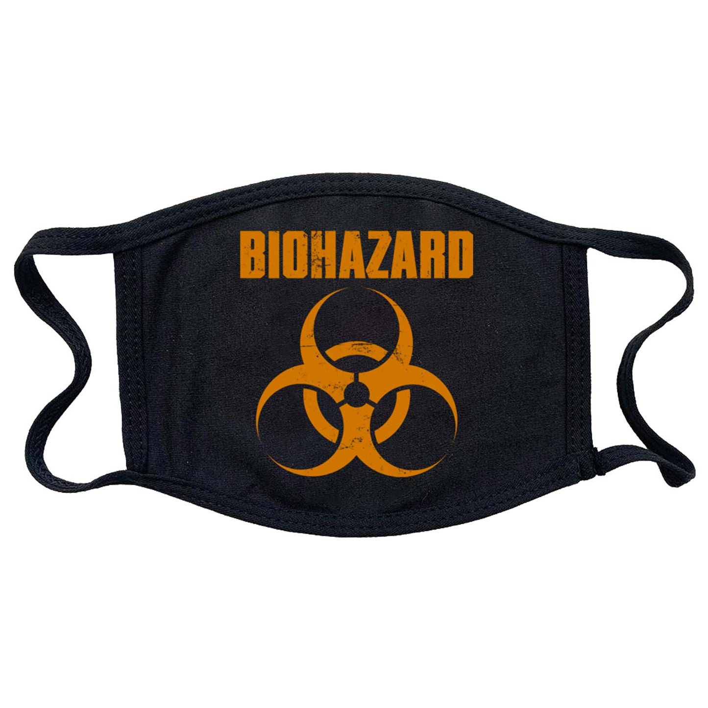 Biohazard Logo Above Symbol (Rockabilia Exclusive) Face Mask Front