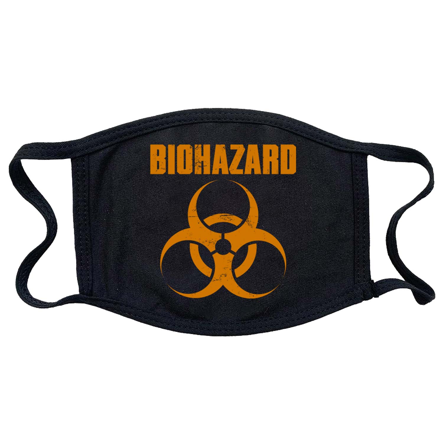 Biohazard Logo Above Symbol (Rockabilia Exclusive) Face Mask Front