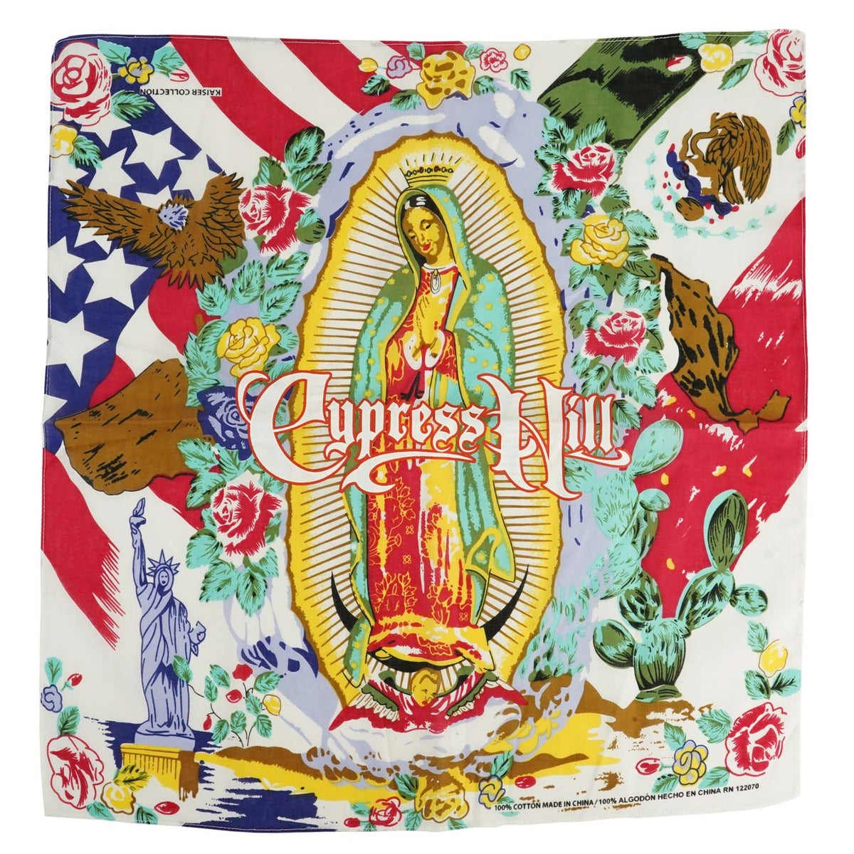 Cypress Hill Virgin Mary Bandana Front