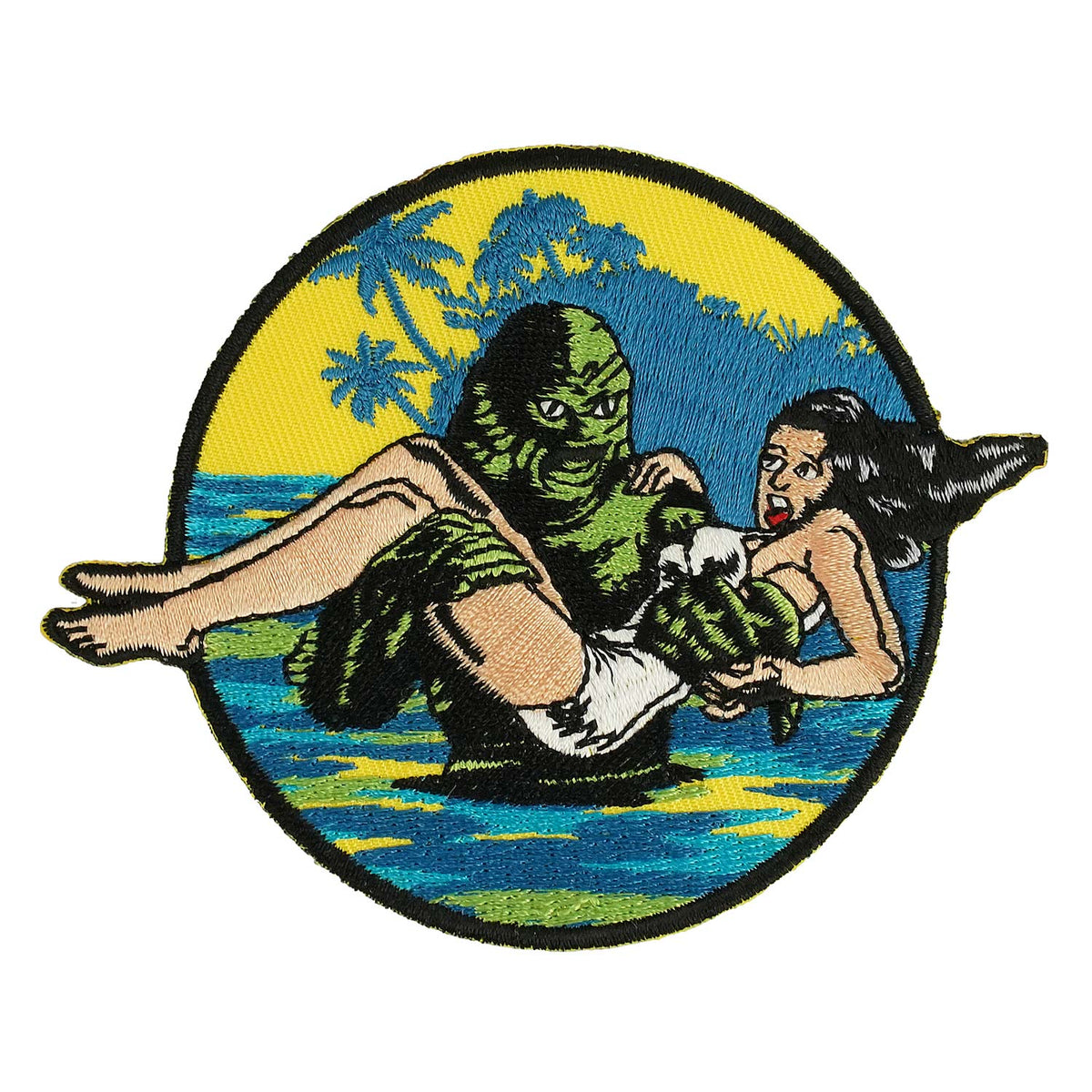 Creature From The Black Lagoon Creature Damsel Patch by Rock Rebel Embroidered Patch Front