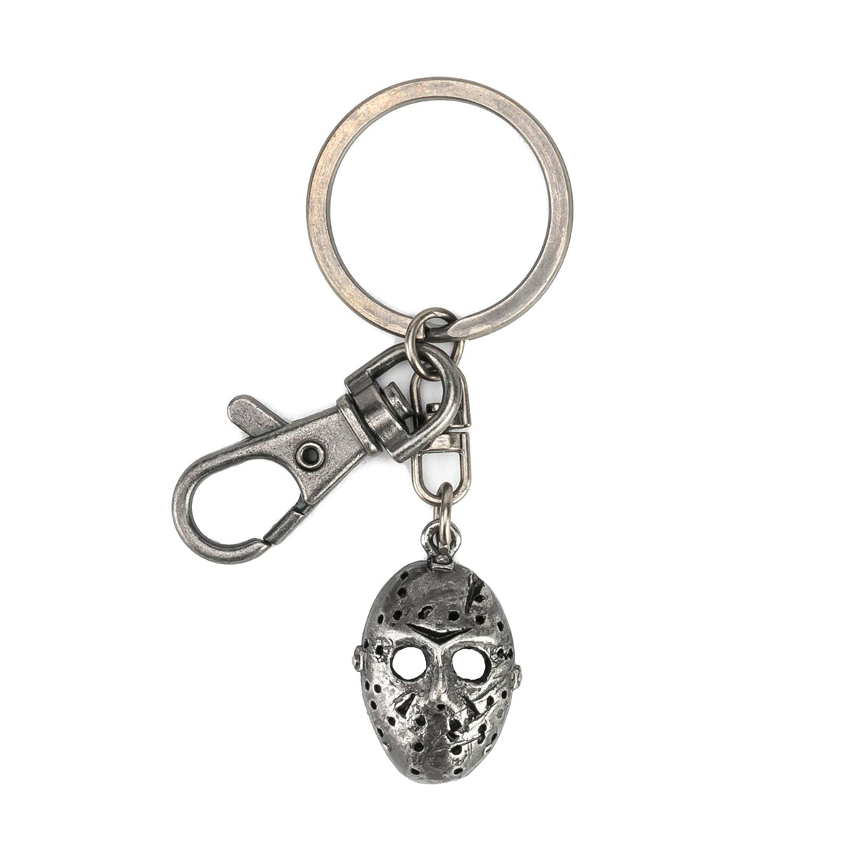 Rock Rebel Mask Keychain Metal Key Chain Front