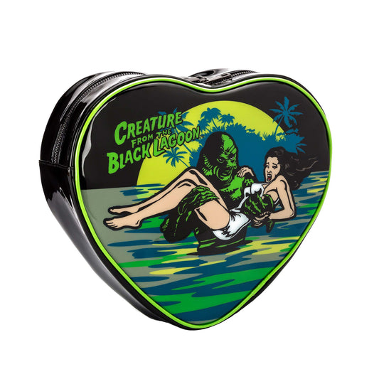 Creature From The Black Lagoon Creature Damsel Heart Purse by Rock Rebel Girls Handbag Front