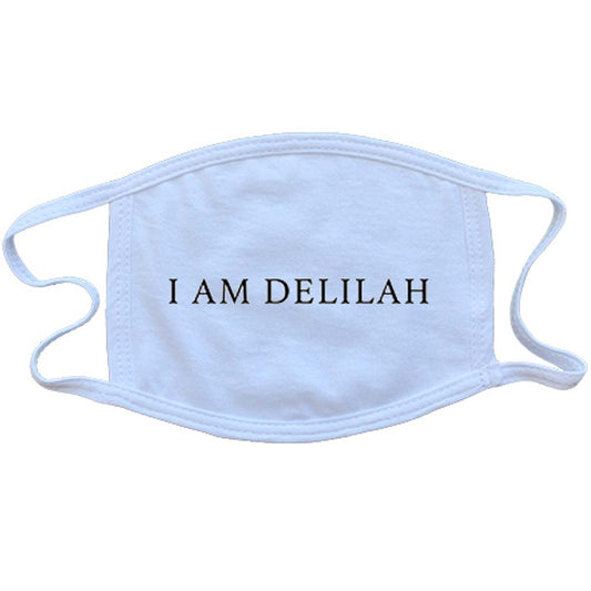 Plain White Ts I Am Delilah Face Mask Front