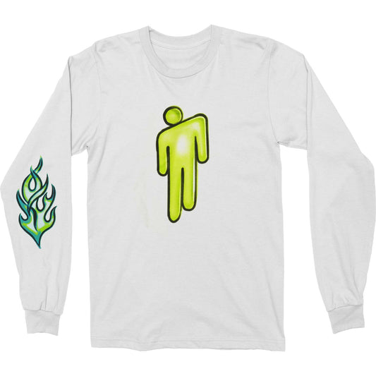 Billie Eilish Airbrush Tour LS Long Sleeve Front