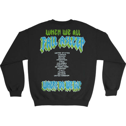 Billie Eilish World Tour Crew Fleece Sweatshirt Back