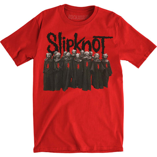 Slipknot Choir (Back Print) (Import) Slim Fit T-shirt Front