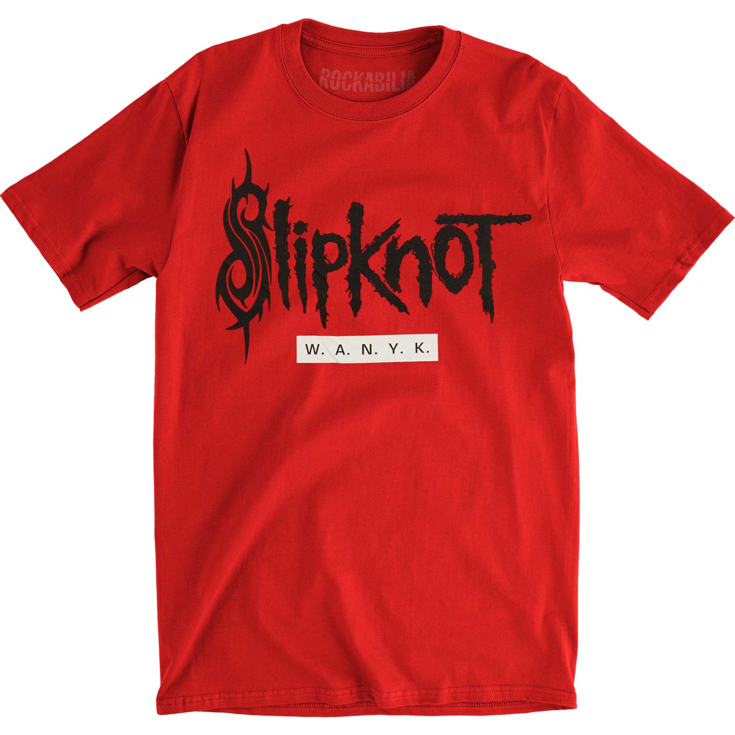 Slipknot WANYK (Back Print) (Import) Slim Fit T-shirt Front