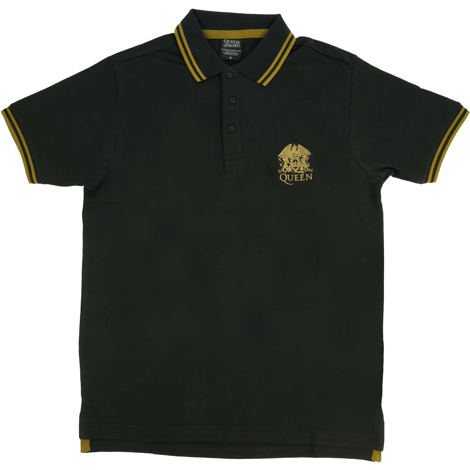Queen Crest Logo (Import) Polo Shirt Front