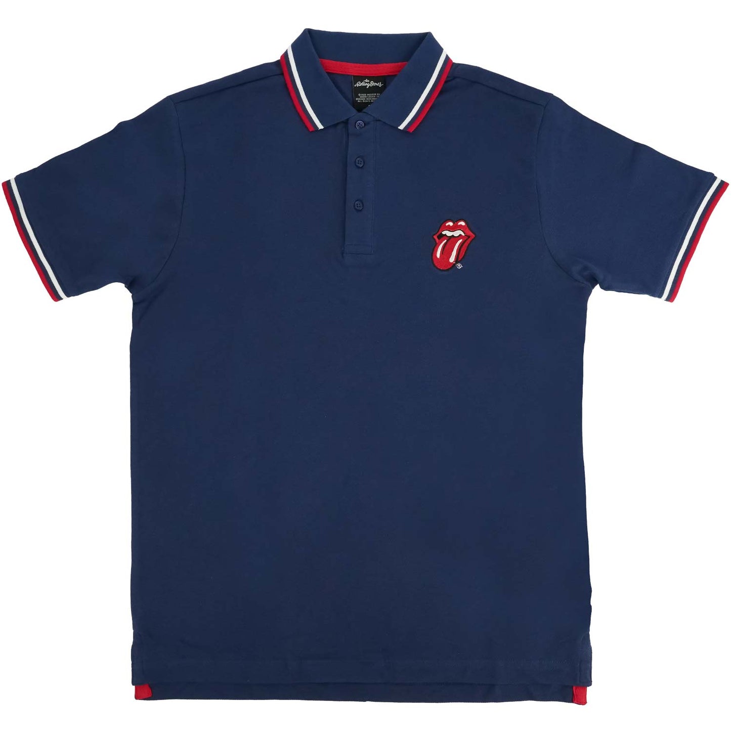 Rolling Stones Classic Tongue (Import) Polo Shirt Front