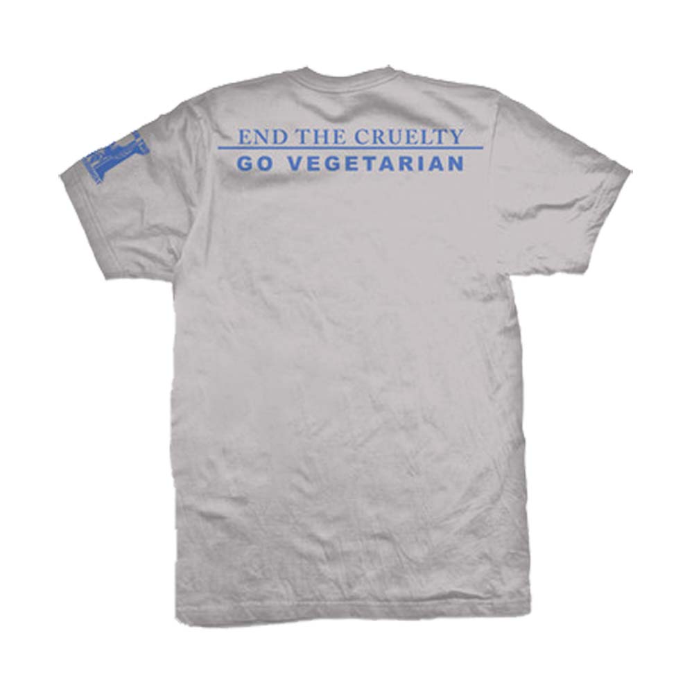 Insight End The Cruelty (Athletic Heather) T-shirt Back