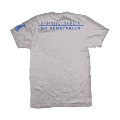 Insight End The Cruelty (Athletic Heather) T-shirt Back