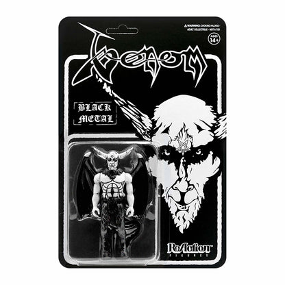 Venom Super7 Black Metal 3.75" ReAction Figure Action Figure Front