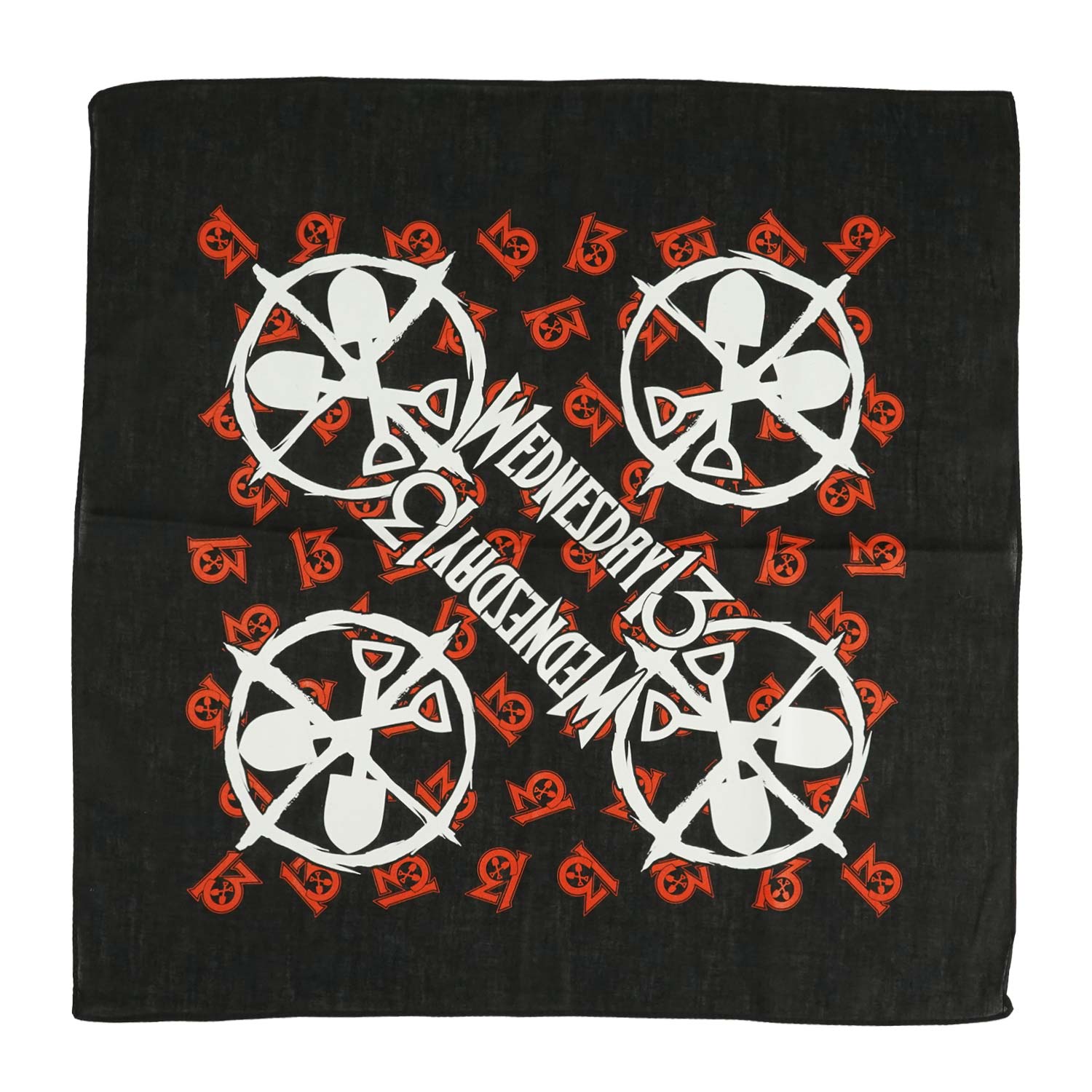 Wednesday 13 Logo Shovels Bandana Front