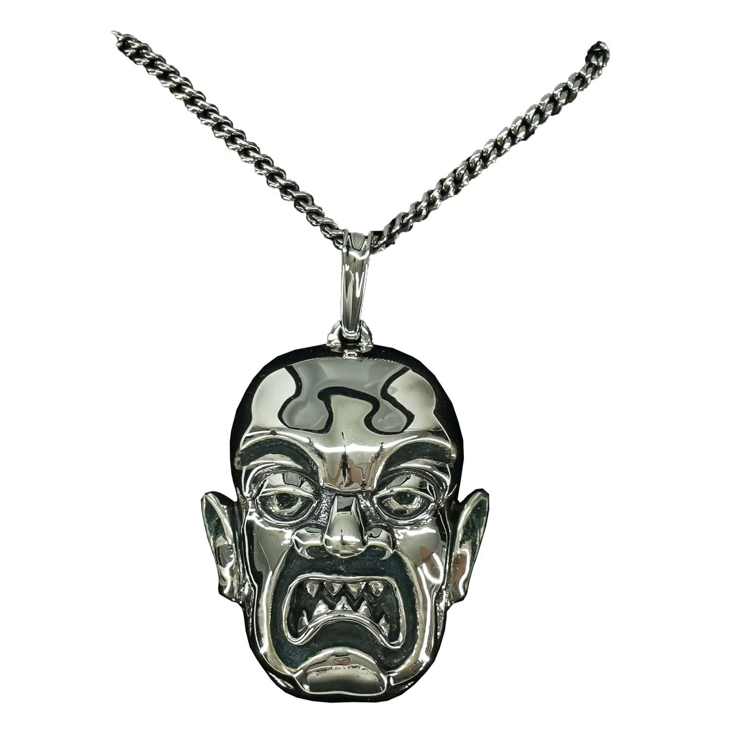 Rob Zombie Phantom Creep 925 Silver Necklace Front