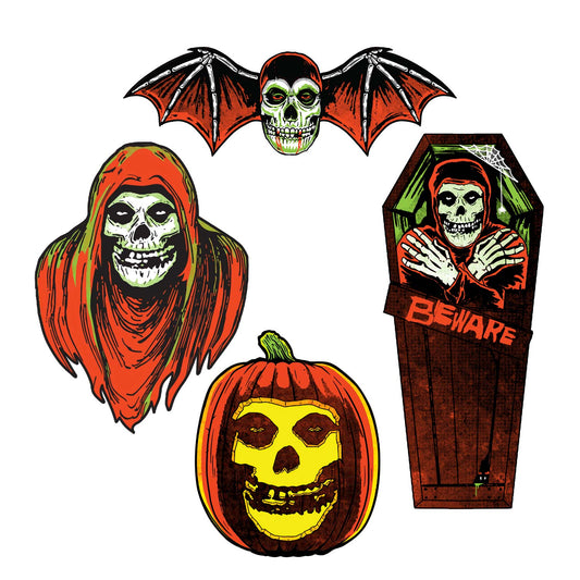 The Misfits Retro Wall Decor Halloween Decoration Front