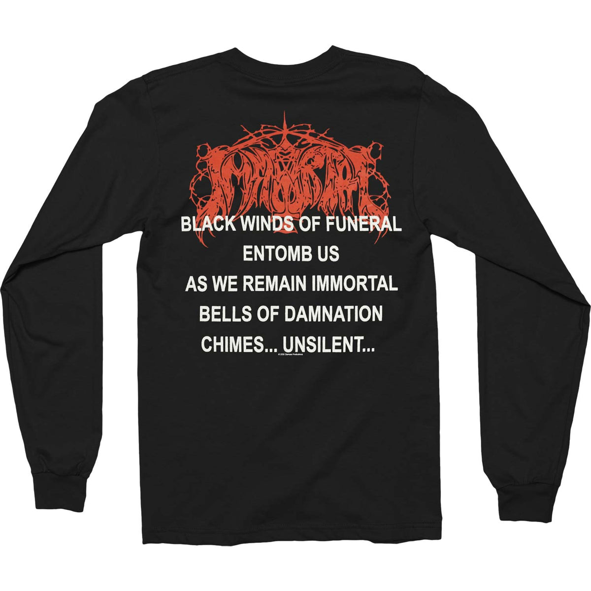 Immortal Diabolical Fullmoon Mysticism Long Sleeve Back