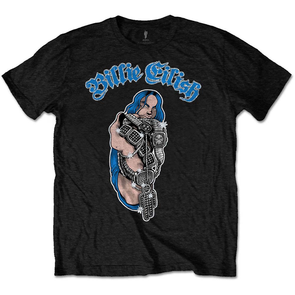 Billie Eilish Bling Kid's Tee Childrens T-shirt Front
