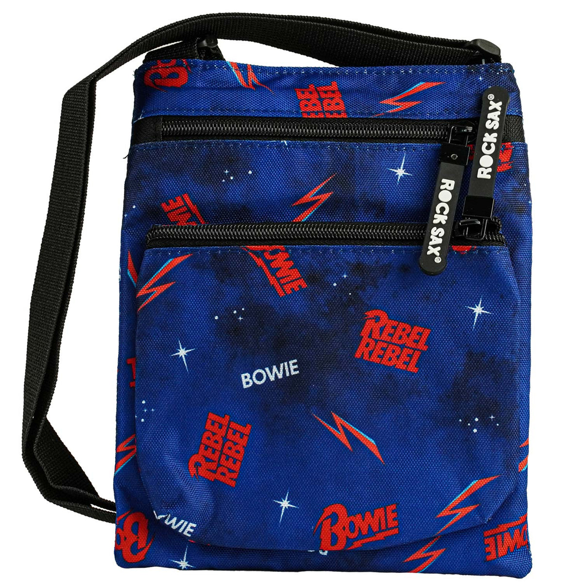 David Bowie Galaxy Body Bag Backpack Front