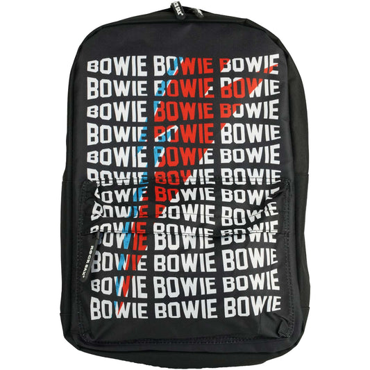 David Bowie Warped Classic Backpack Front
