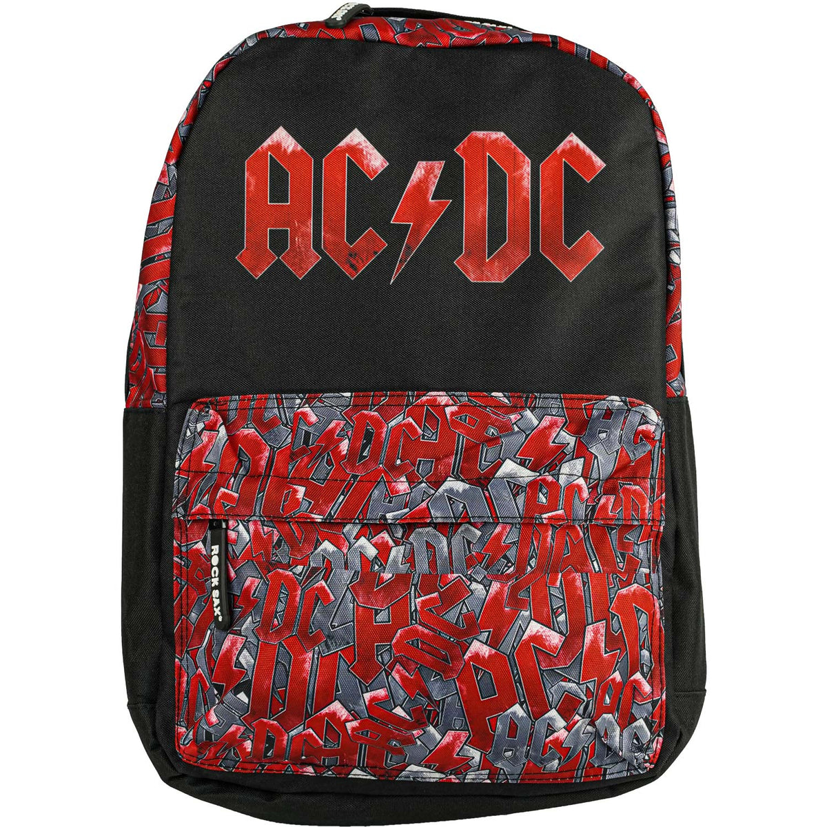 AC/DC Pocket All-Over Print Classic Backpack Front